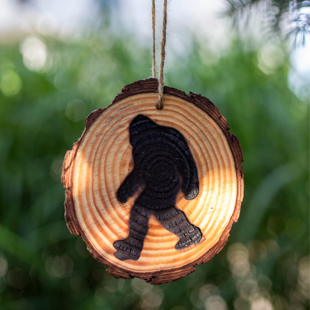 RUSTIC WOODEN ORNAMENT
