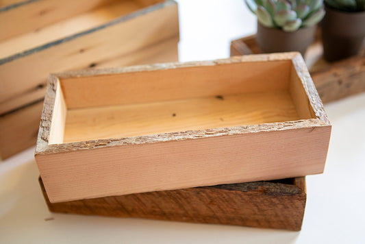 RUSTIC WOODEN TRAY