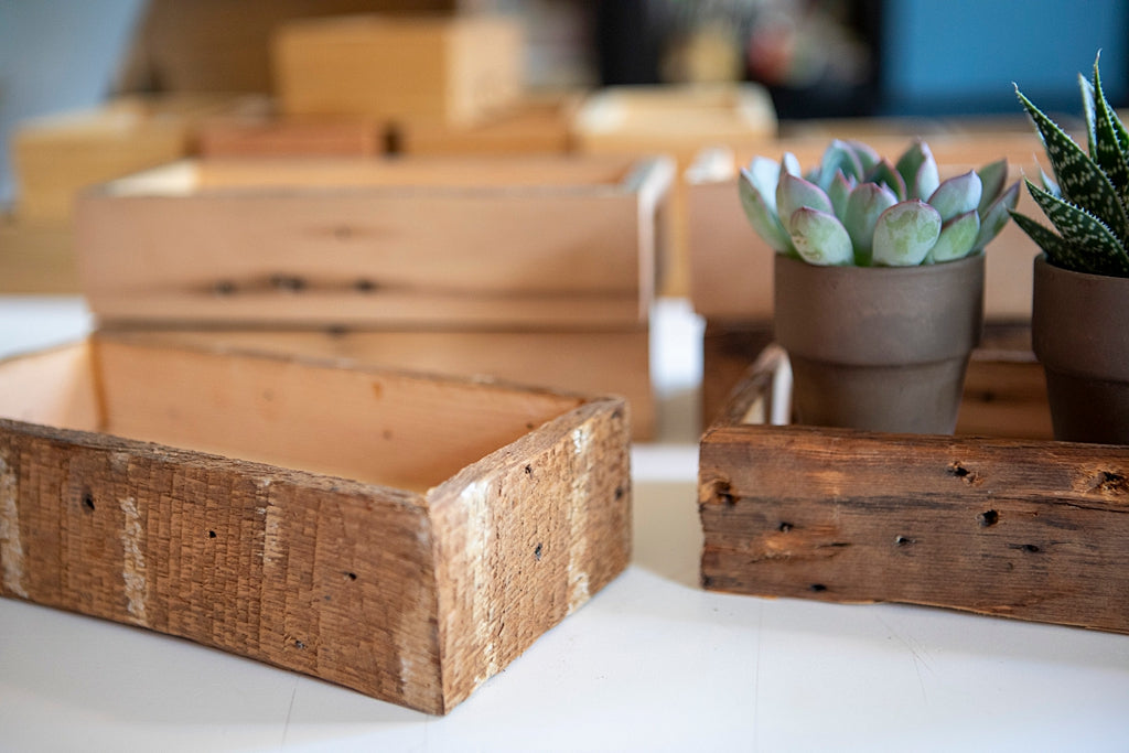 RUSTIC WOODEN TRAY