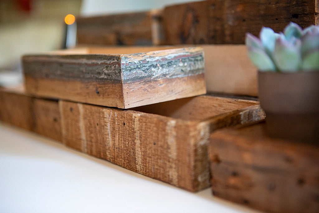 RUSTIC WOODEN TRAY